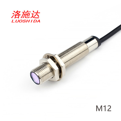 M12 Yakınlık Anahtarı Yaygın Lazer Yakınlık Sensörü Anahtarı 300mm Mesafe Ayarlanabilir Lazer Ölçümü
